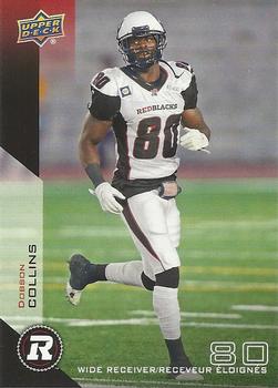 2014 Upper Deck CFL Ottawa Redblacks Base Team Set of 10 Cards with Henry Burris