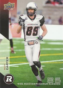 2014 Upper Deck CFL Ottawa Redblacks Base Team Set of 10 Cards with Henry Burris