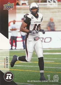 2014 Upper Deck CFL Ottawa Redblacks Base Team Set of 10 Cards with Henry Burris