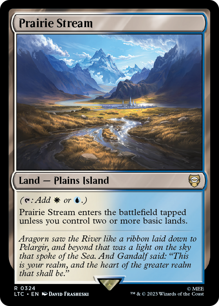 Prairie Stream (LTC-324)  - Tales of Middle-earth Commander