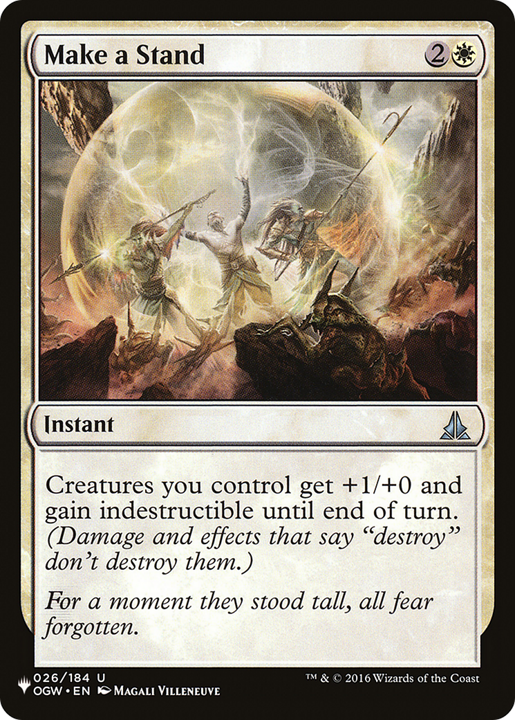 Make a Stand (LIST-OGW-26)  - The List