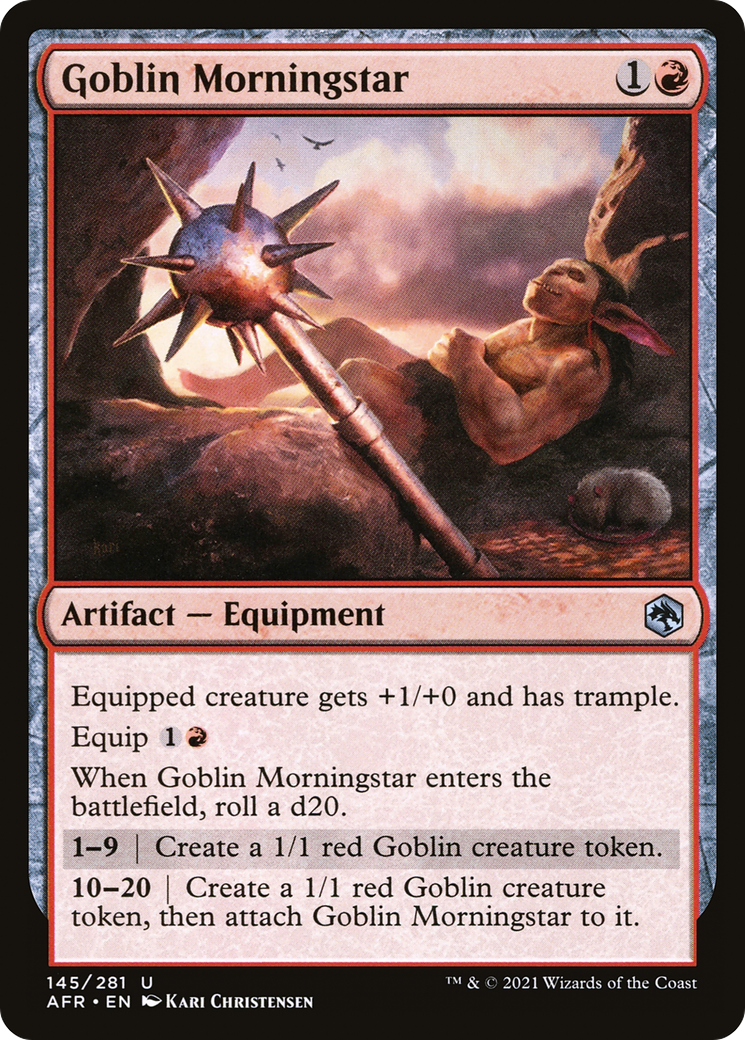 Goblin Morningstar (AFR-145)  - Adventures in the Forgotten Realms