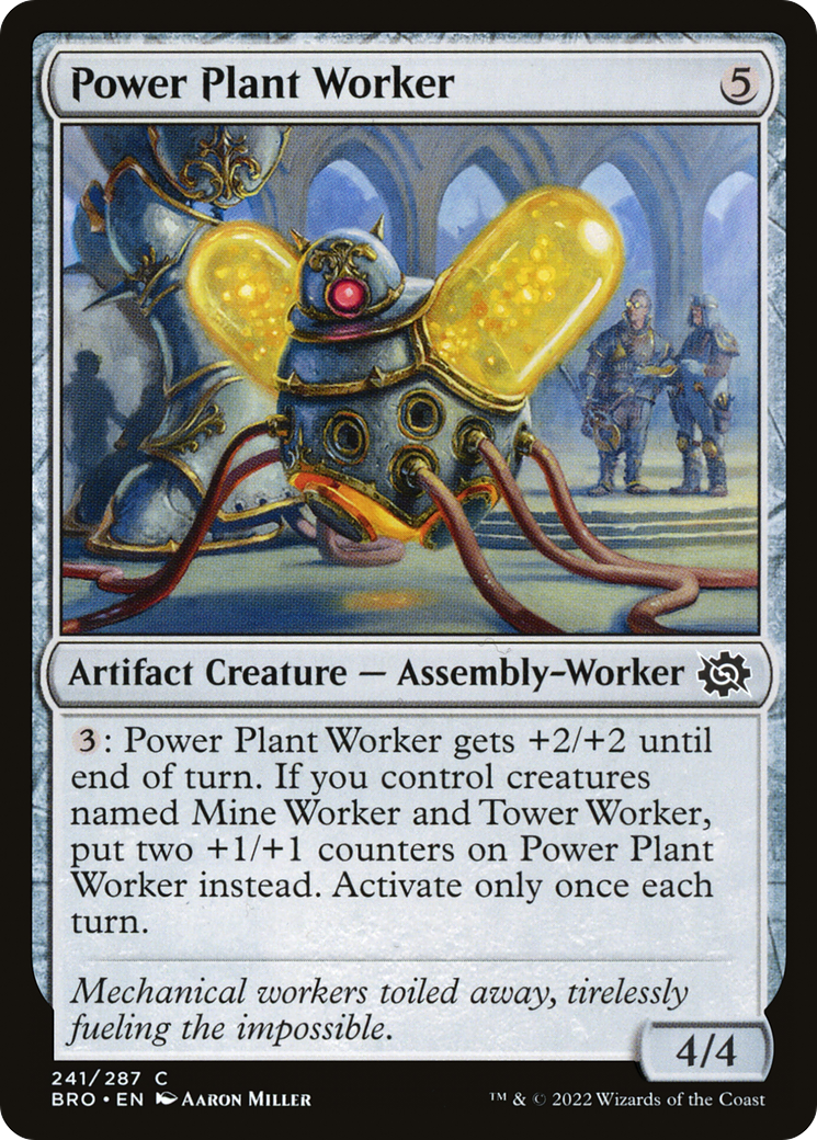Power Plant Worker (BRO-241)  Foil - The Brothers' War