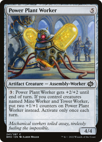 Power Plant Worker (BRO-241)  Foil - The Brothers' War