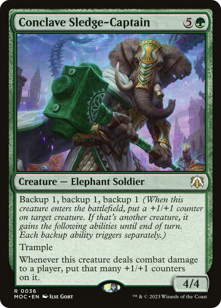 Conclave Sledge-Captain (MOC-036)  - March of the Machine Commander