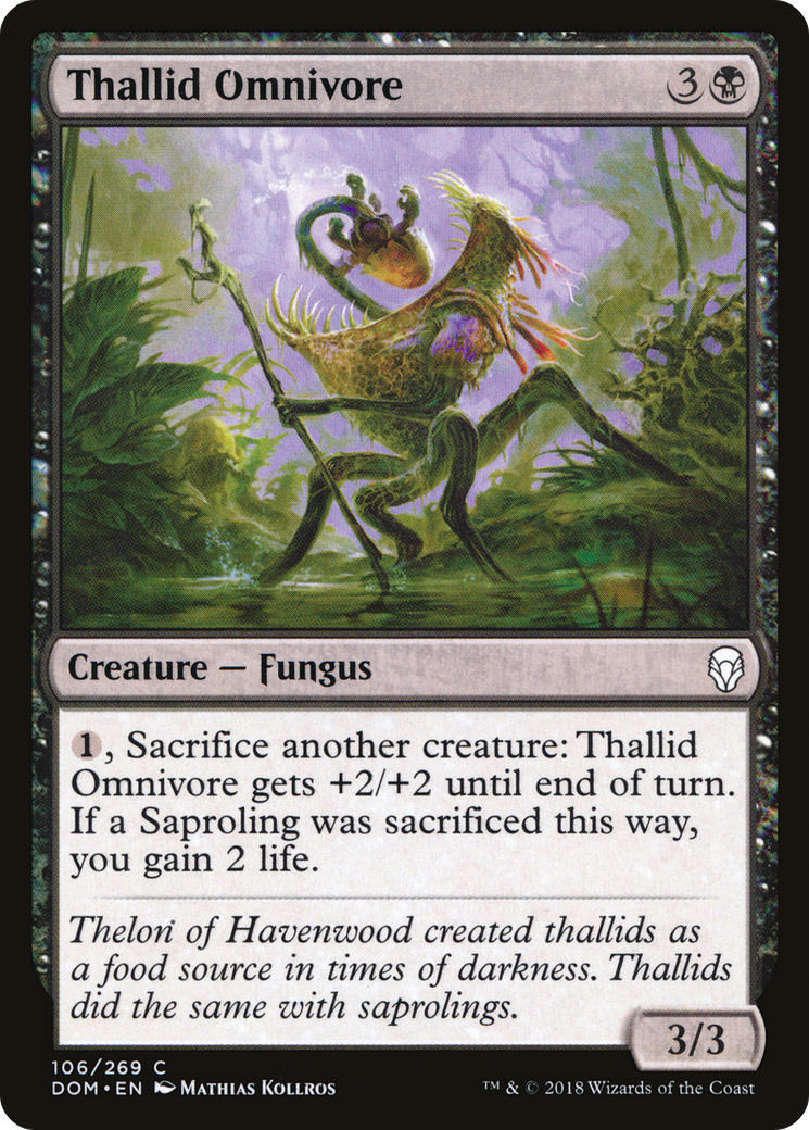 Thallid Omnivore (DOM-106)  - Dominaria
