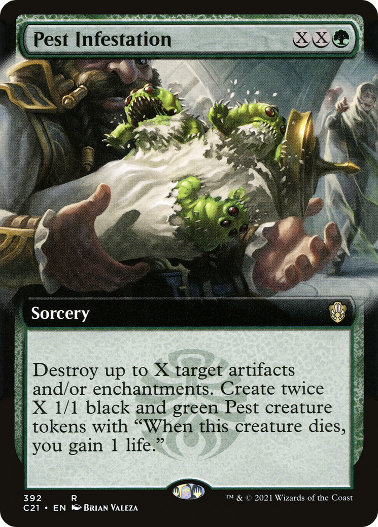 Pest Infestation (Extended Art) (C21-392)  - Commander 2021: (Extended Art)