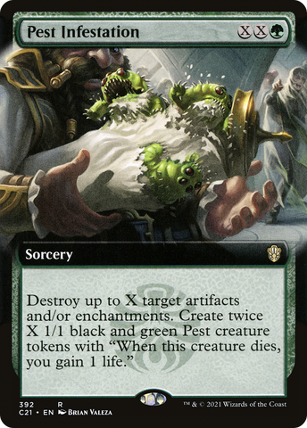Pest Infestation (Extended Art) (C21-392)  - Commander 2021: (Extended Art)