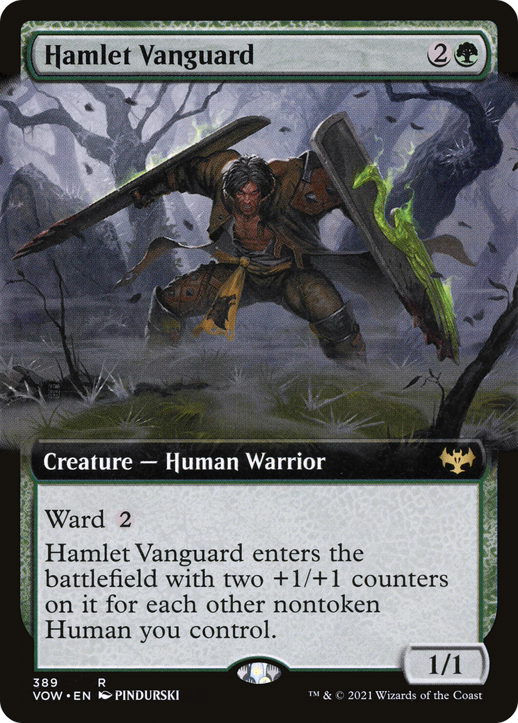 Hamlet Vanguard (Extended Art) (VOW-389)  Foil - Innistrad: Crimson Vow: (Extended Art)