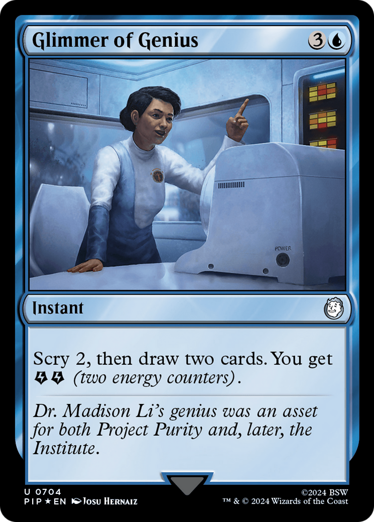 Glimmer of Genius (Surge Foil) (PIP-704)  Foil - Fallout