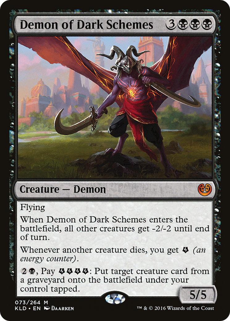 Demon of Dark Schemes (KLD-073)  Foil - Kaladesh