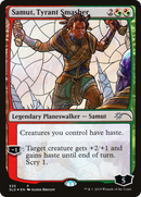 Samut, Tyrant Smasher (Stained Glass) (SLD-535)  Foil - Secret Lair Drop