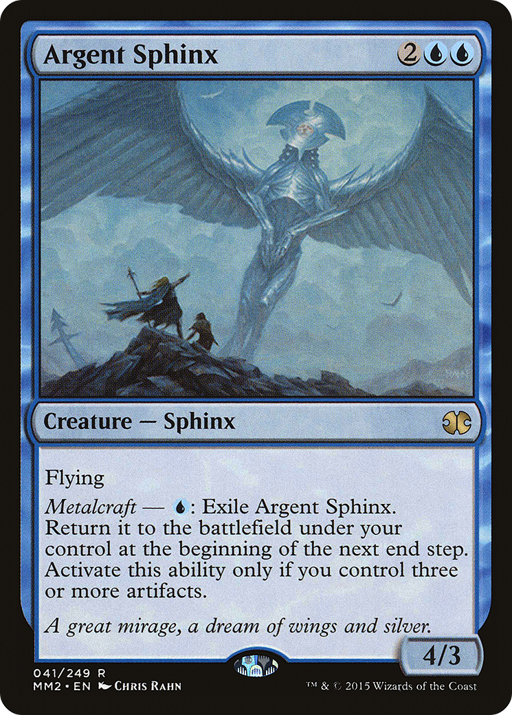 Argent Sphinx (MM2-041)  Foil - Modern Masters 2015