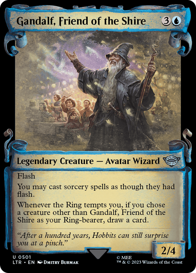 Gandalf, Friend of the Shire (Showcase Scrolls) (LTR-501) - The Lord of the Rings: Tales of Middle-earth: (Showcase)