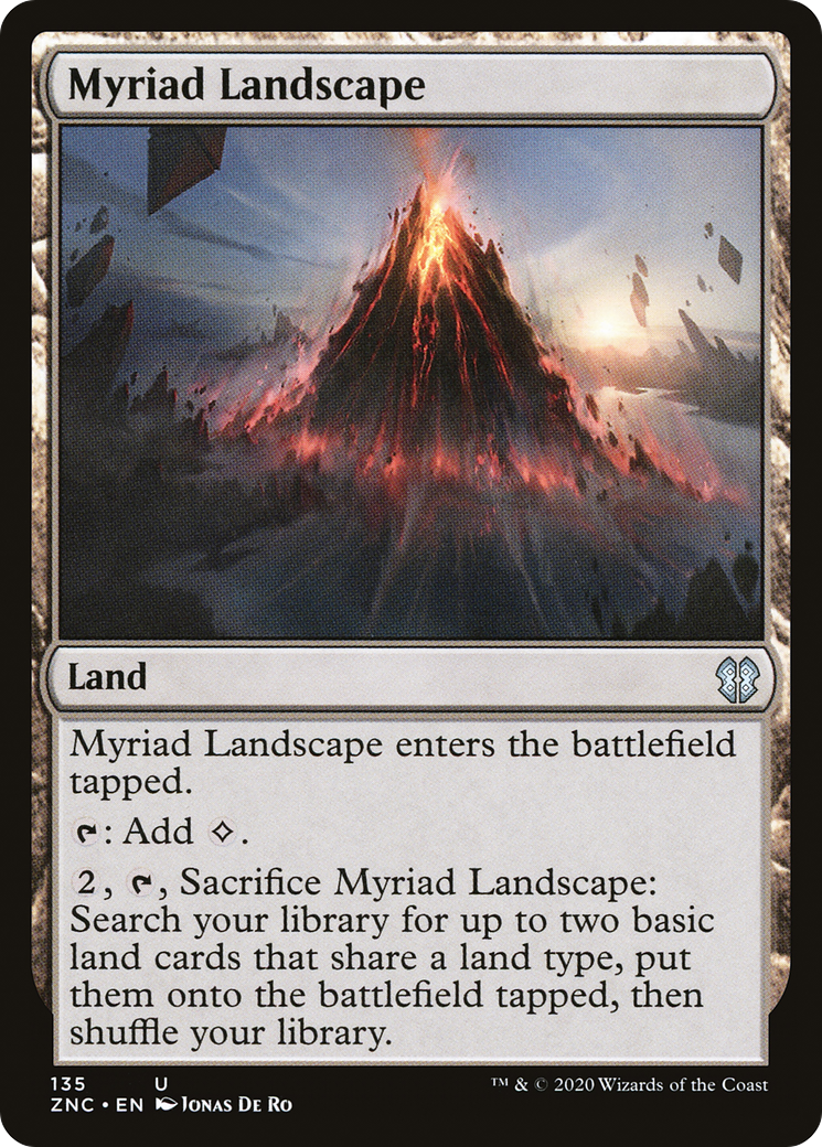 Myriad Landscape (ZNC-135)  - Zendikar Rising Commander
