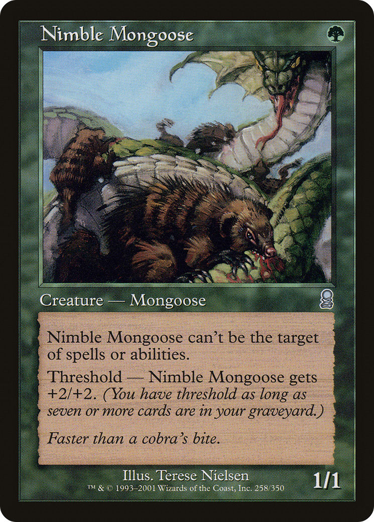 Nimble Mongoose (ODY-258)  Foil - Odyssey