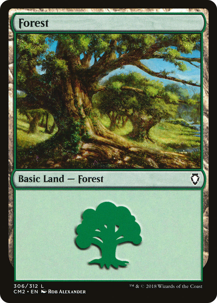 Forest (306) (CM2-306)  - Commander Anthology Volume II