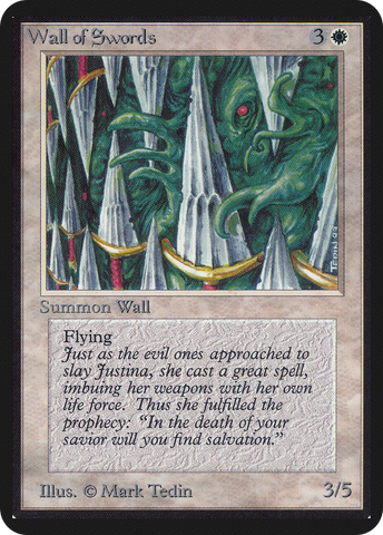 Wall of Swords (LEA-)  - Limited Edition Alpha