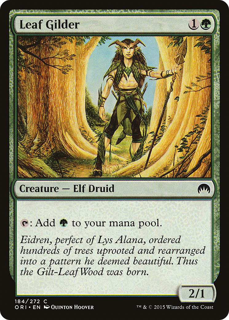Leaf Gilder (ORI-184)  Foil - Magic Origins