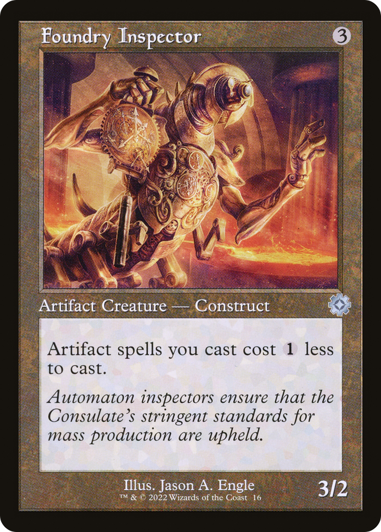 Foundry Inspector (BRR-016)  - The Brothers' War Retro Artifacts