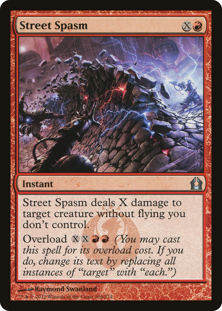 Street Spasm (RTR-106)  Foil - Return to Ravnica