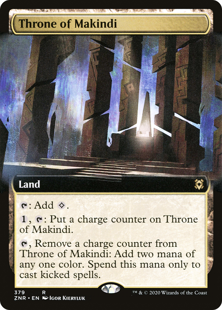 Throne of Makindi (Extended Art) (ZNR-379)  Foil - Zendikar Rising: (Extended Art)