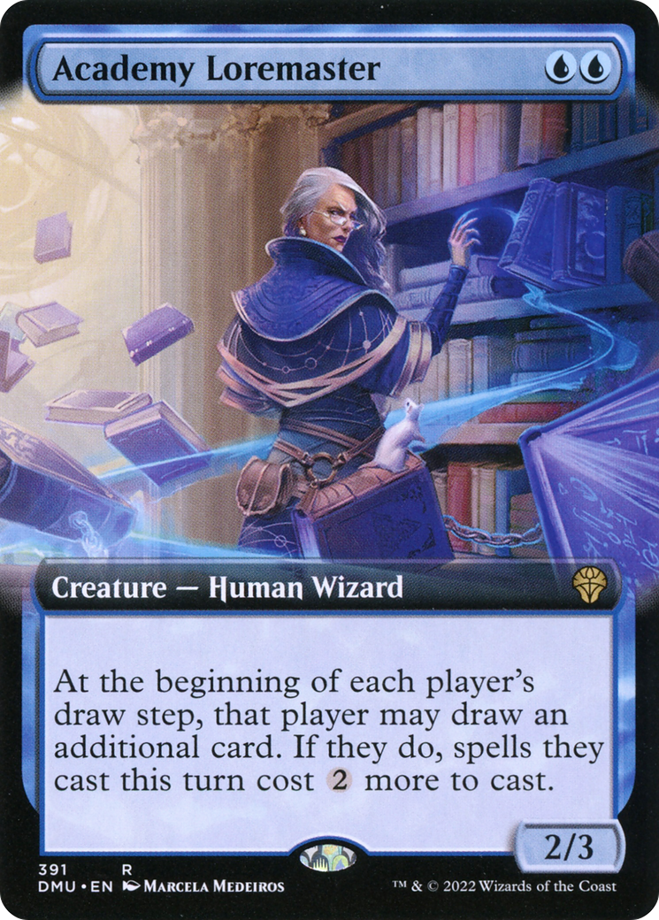Academy Loremaster (Extended Art) (DMU-391)  Foil - Dominaria United: (Extended Art)