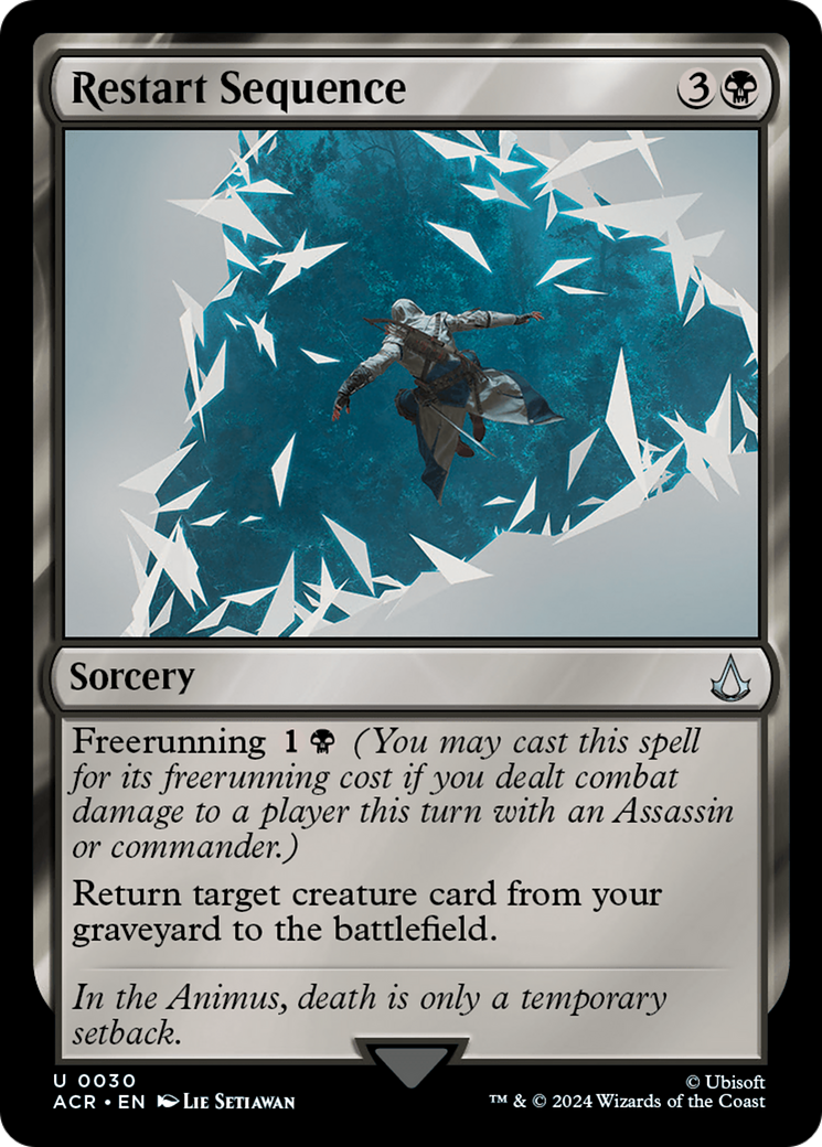 Restart Sequence (ACR-030)  - Assassin's Creed