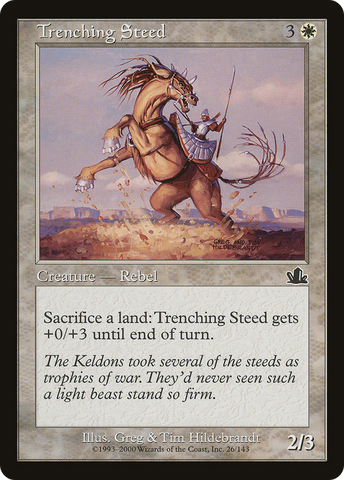Trenching Steed (PCY-026)  Foil - Prophecy