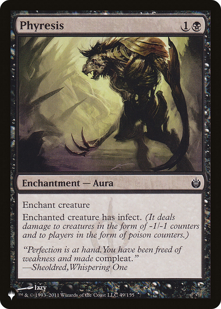 Phyresis (LIST-49/155)  - The List