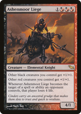Ashenmoor Liege (SHM-181)  - Shadowmoor