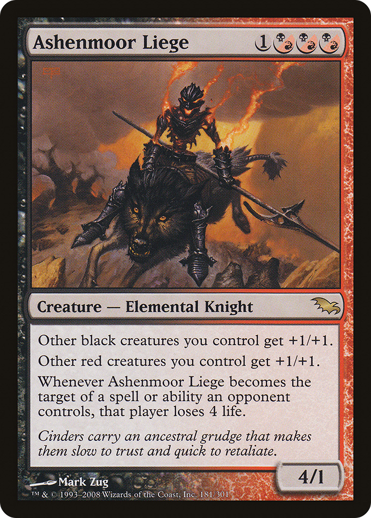 Ashenmoor Liege (SHM-181)  Foil - Shadowmoor