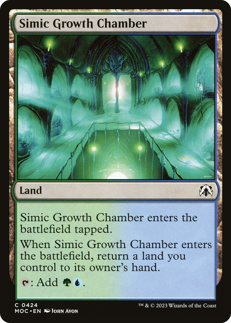 Simic Growth Chamber (MOC-424)  - March of the Machine Commander