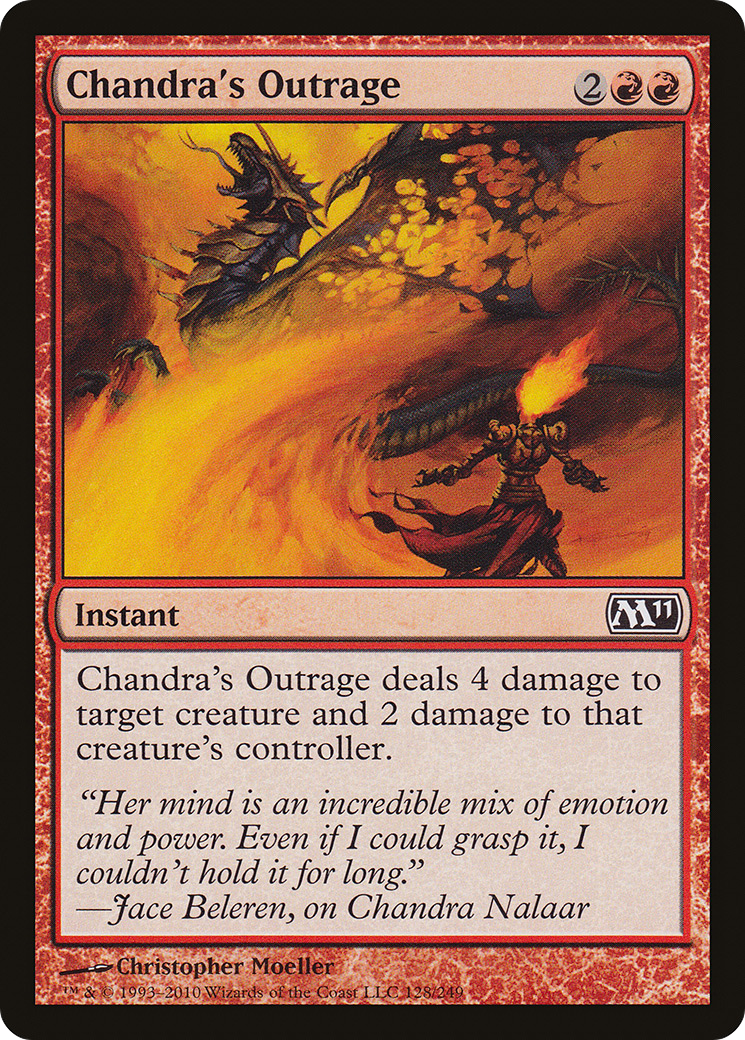 Chandra's Outrage (M11-128)  - Magic 2011