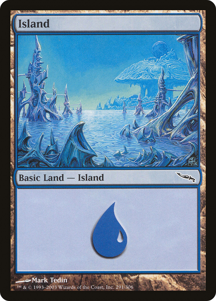 Island (291) (MRD-291)  - Mirrodin