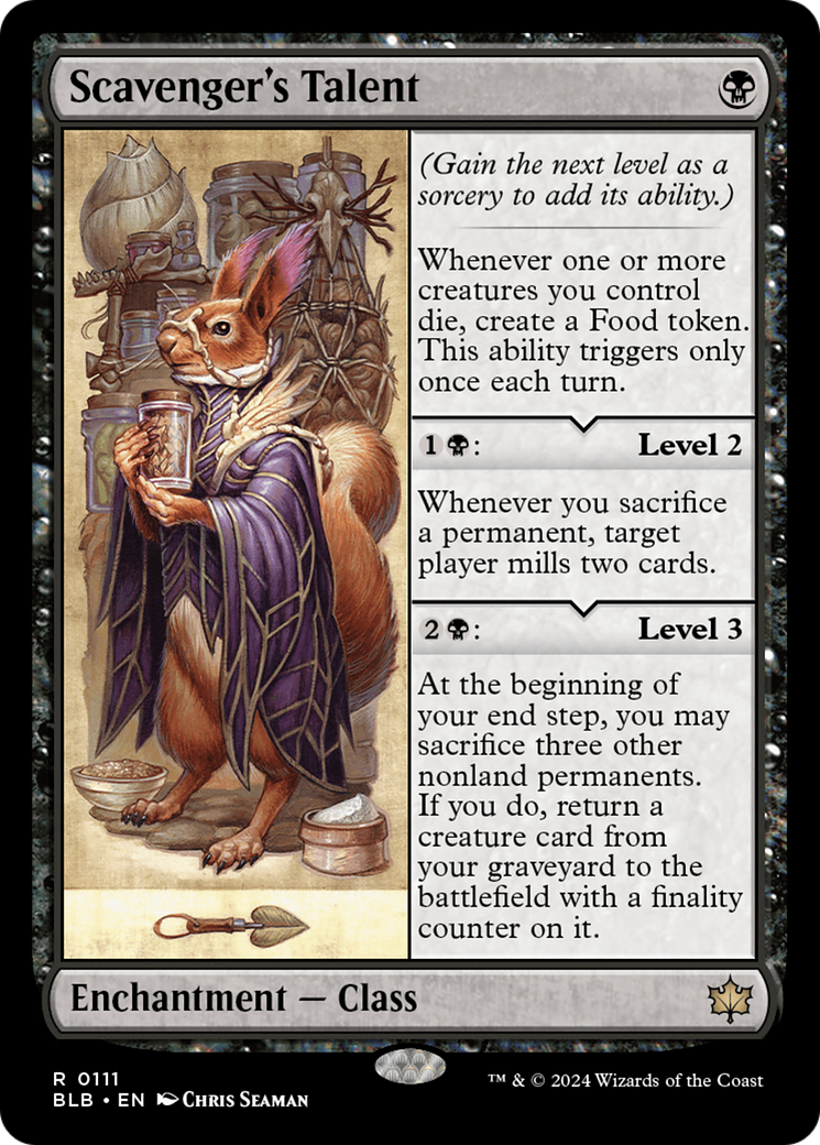 Scavenger's Talent (BLB-111)  Foil - Bloomburrow