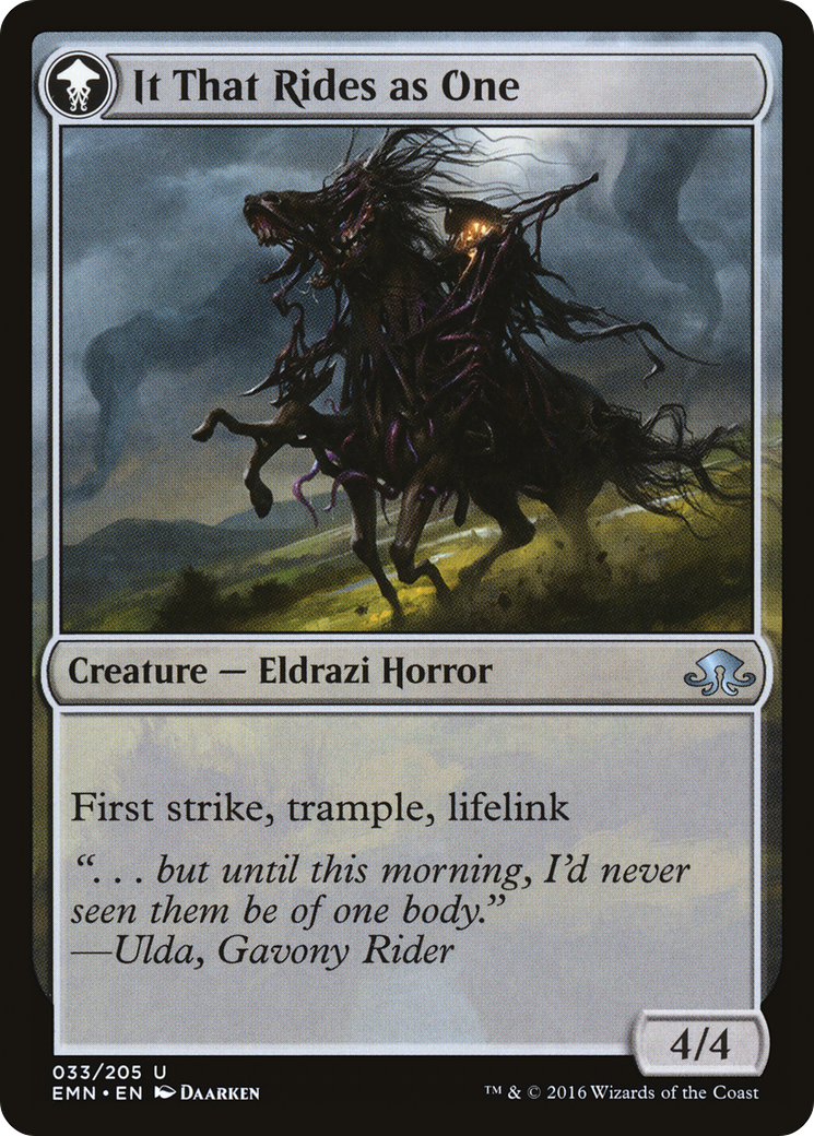 Lone Rider (EMN-033)  Foil - Eldritch Moon: (mooneldrazidfc)