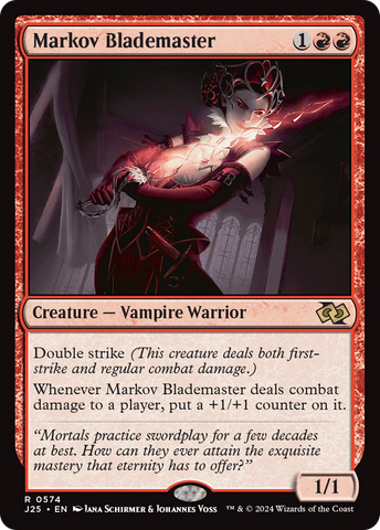 Markov Blademaster (J25-574)  - Foundations Jumpstart