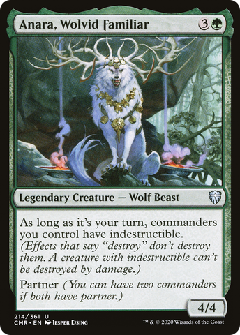 Anara, Wolvid Familiar (CMR-214)  - Commander Legends