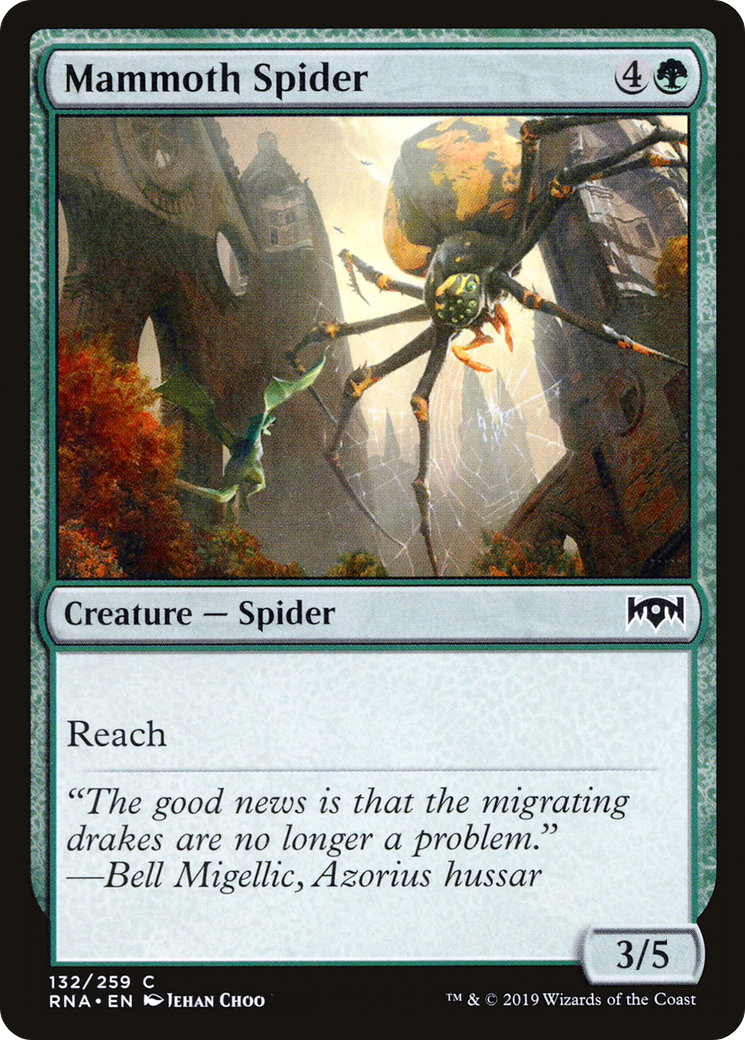 Mammoth Spider (RNA-132)  - Ravnica Allegiance