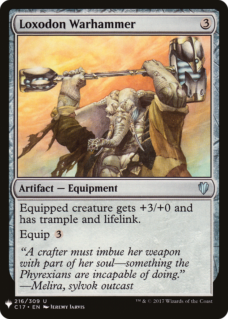 Loxodon Warhammer (LIST-216)  - The List