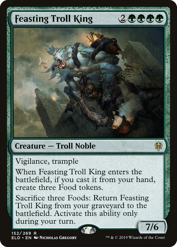 Feasting Troll King (ELD-152)  - Throne of Eldraine