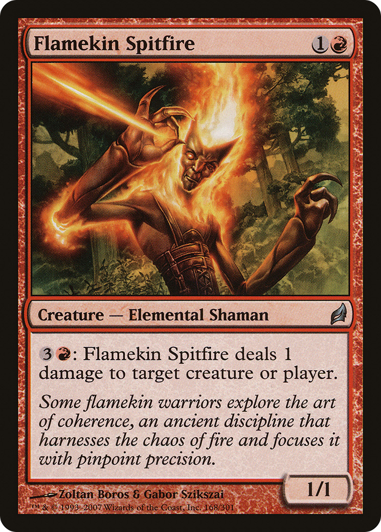 Flamekin Spitfire (LRW-168)  Foil - Lorwyn