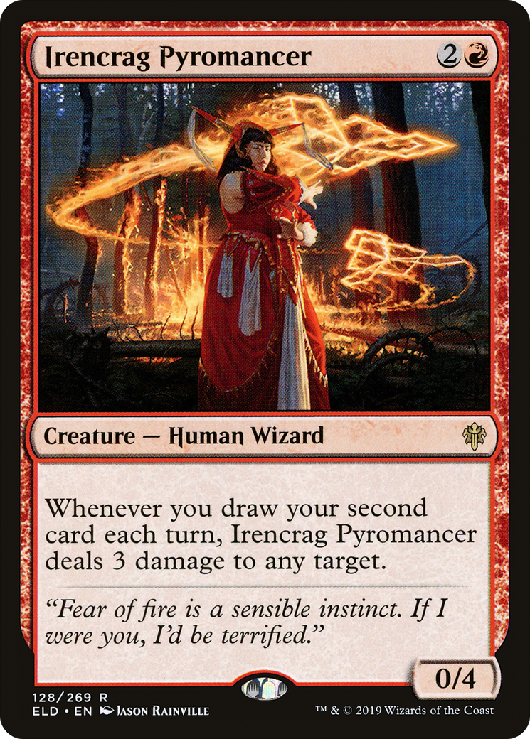 Irencrag Pyromancer (ELD-128) - Throne of Eldraine Foil