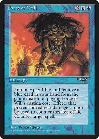 Force of Will (ALL-042)  - Alliances