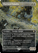 Puresteel Paladin (Borderless) (CMM-627)  Foil - Commander Masters