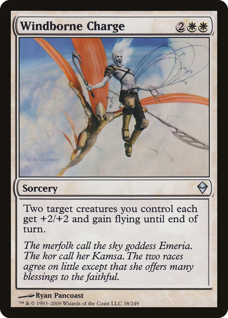 Windborne Charge (ZEN-038)  Foil - Zendikar