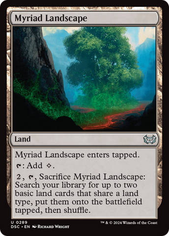 Myriad Landscape (DSC-289)  - Duskmourn: House of Horror Commander