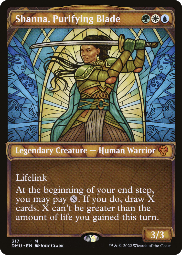 Shanna, Purifying Blade (Showcase) (DMU-317)  - Dominaria United: (Showcase)