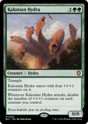 Kalonian Hydra (BLC-226)  - Bloomburrow Commander